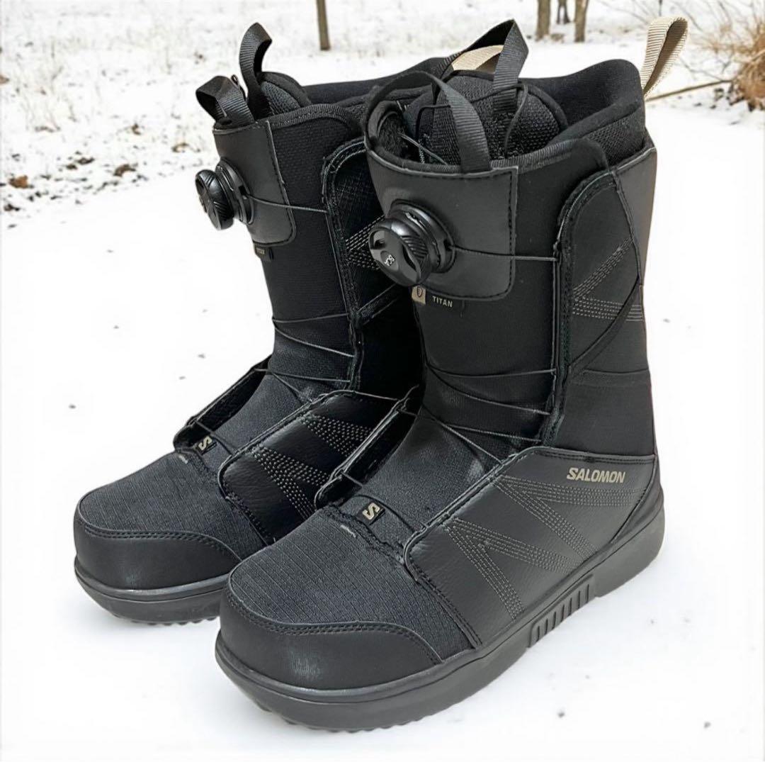 【美品】SALOMON TITAN BOA 27.5cm スノーボードブーツ