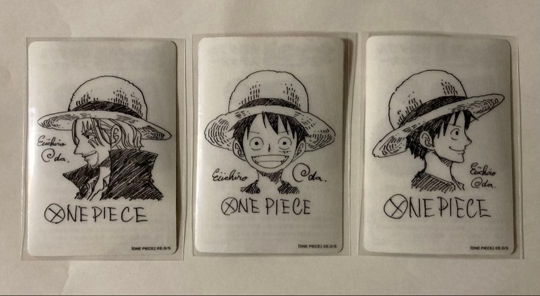 2022 ナツコミ ワンピース ステッカー 3種 コンプリート セット　＆おまけ