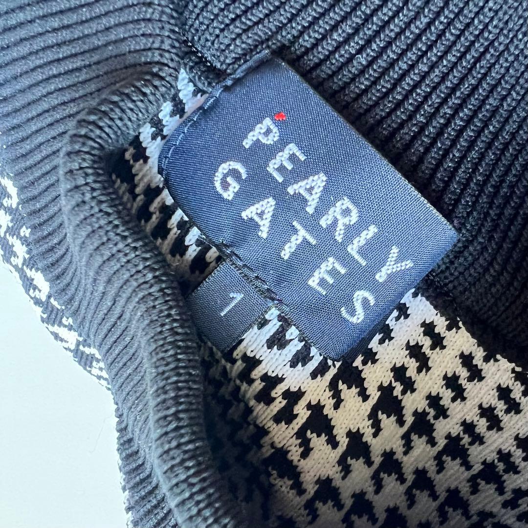 Pearly gates パーリーゲイツ　千鳥格子柄　ニット　ワンピース　ゴルフ