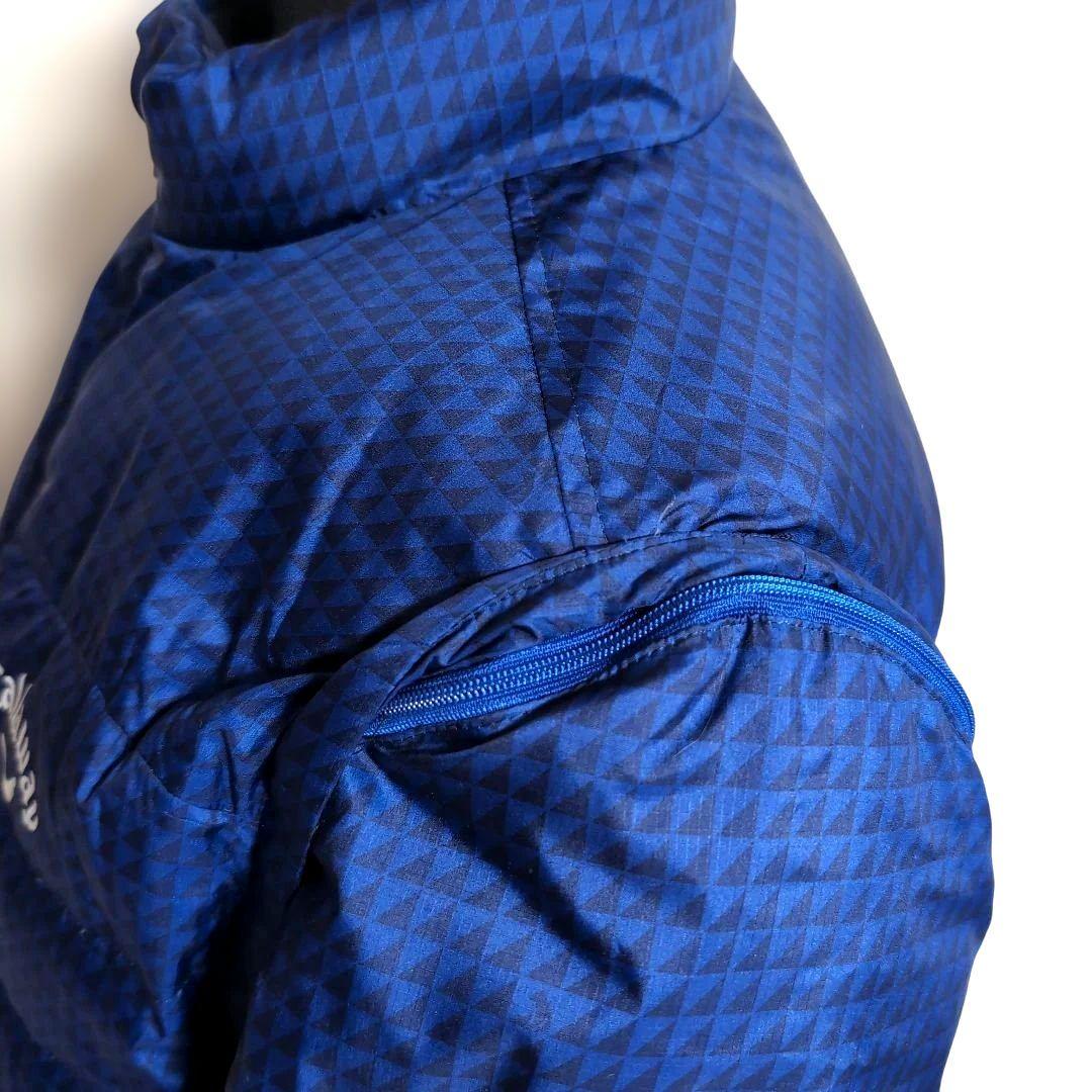 eq11 Callaway ダウンジャケット × ダウンベスト 青 メンズL