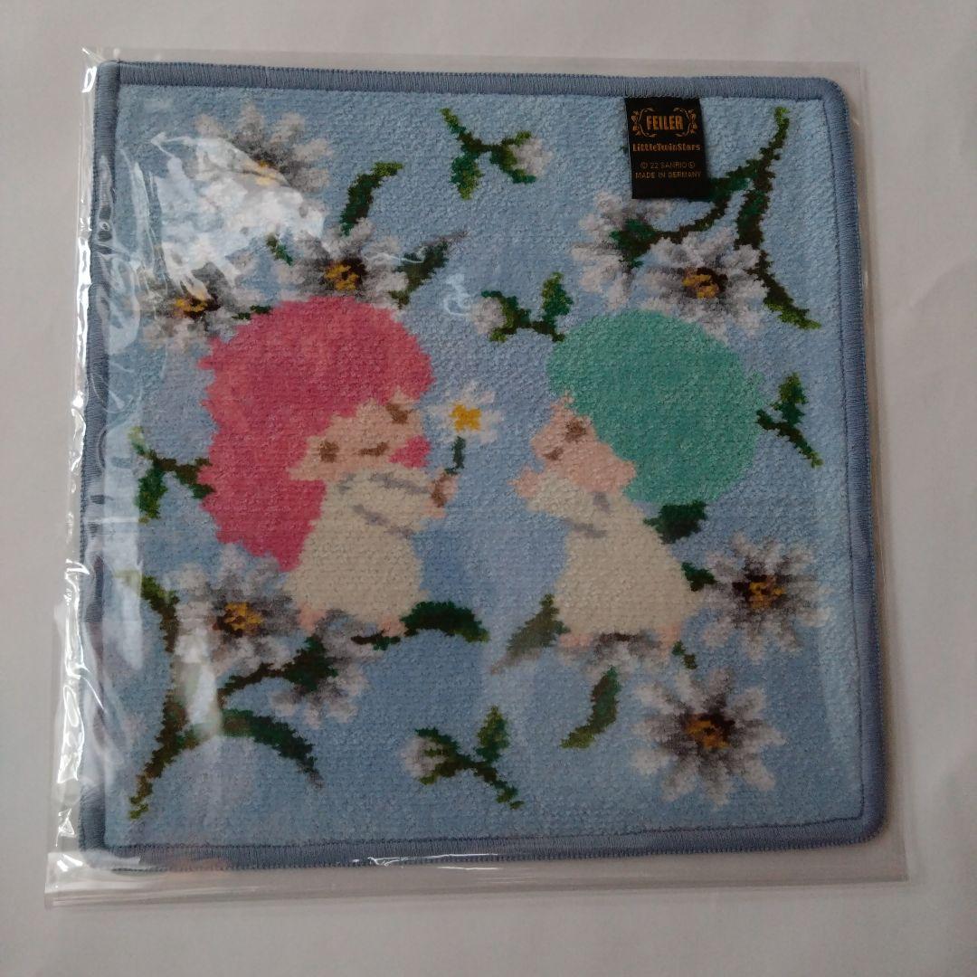 FEILER　フェイラー　ハンカチ　ホワイトマーガレット　リトルツインスター