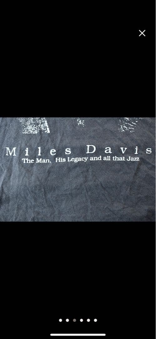 80s ~90s初頭Miles davisマイルスデイヴィスtシャツtutu