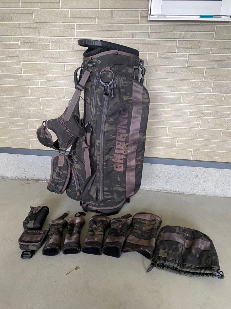 BRIEFING CR-4マルチカモブラック　キャディバッグ セット