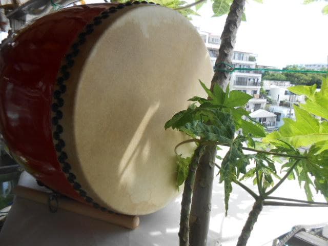 ★★★限定販売新品(送料無料)31.980円　N沖縄大太鼓44cm撥付き