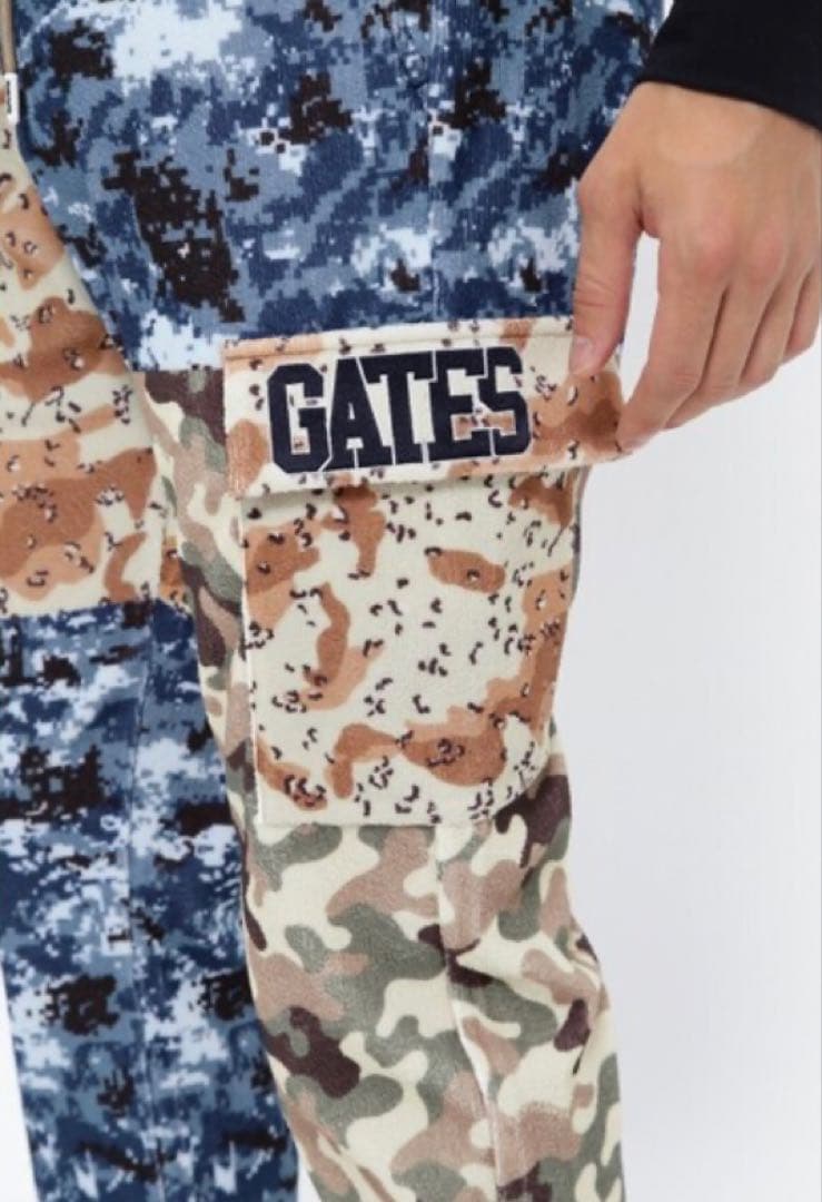 新品 パーリーゲイツ マルチカモフラ ダブルラッセルジョガーパンツ(5)サイズL