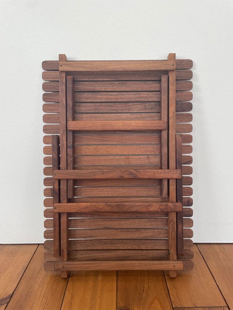 キャンプマニアプロダクツ　ウォールナットテーブル　①