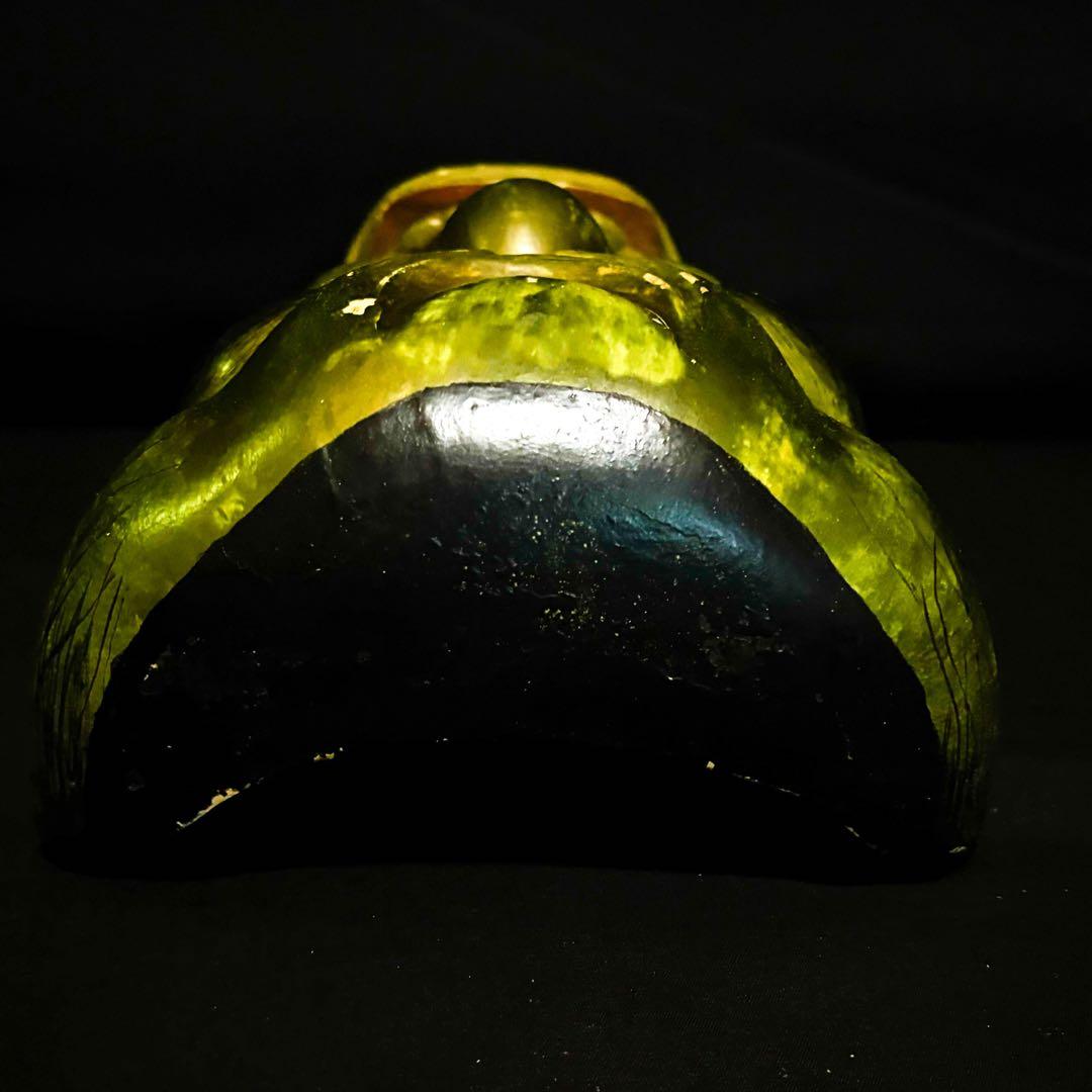 お面　能面　鬼　骨董　ビンテージ　魔除け　Japan