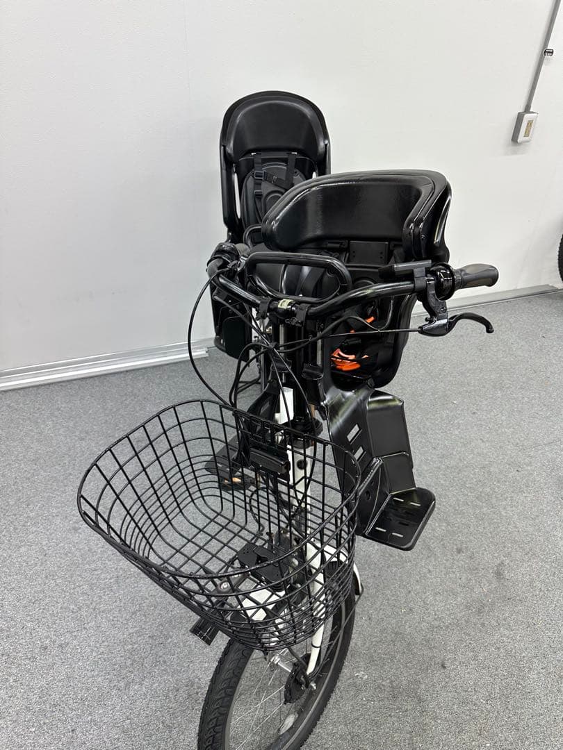 人気な車種　3人乗り電動自転車　ヤマハパスバビー　子供乗せシート付き　お買い得品