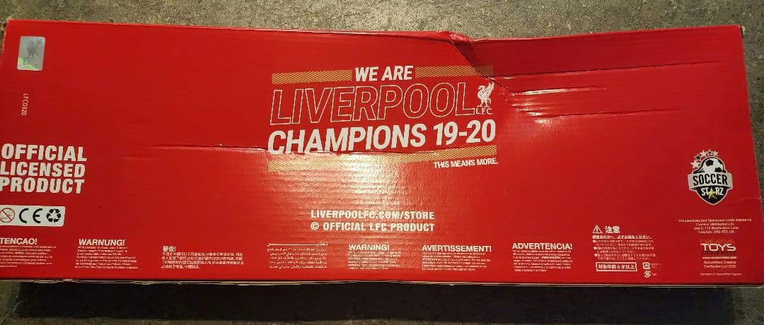 リバプール 19/20 優勝記念 フィギュア 未開封
