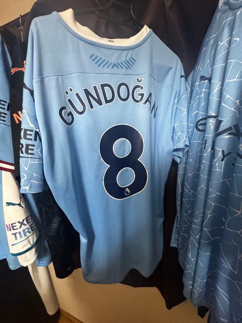 マンチェスターシティ　ギュンドアン　選手着用モデル