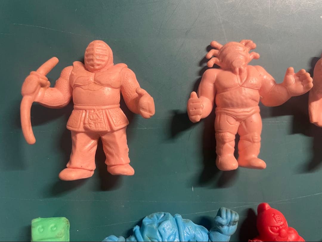 キン肉マン　キンケシ　ファイツ　森永　7体　　伸びるキン消し　レトロ　レア