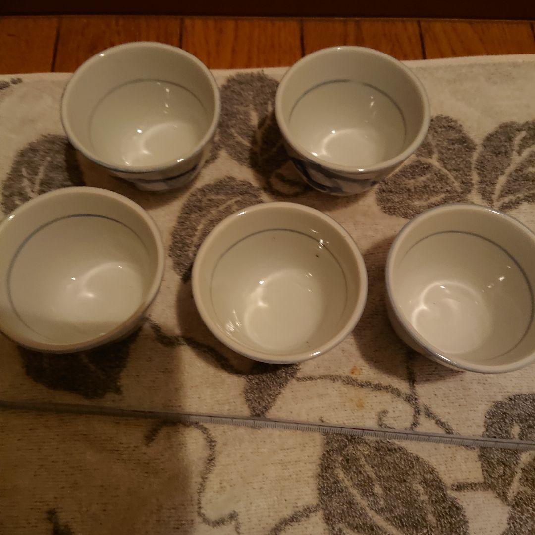 中国景徳鎮、鯉絵柄、染付