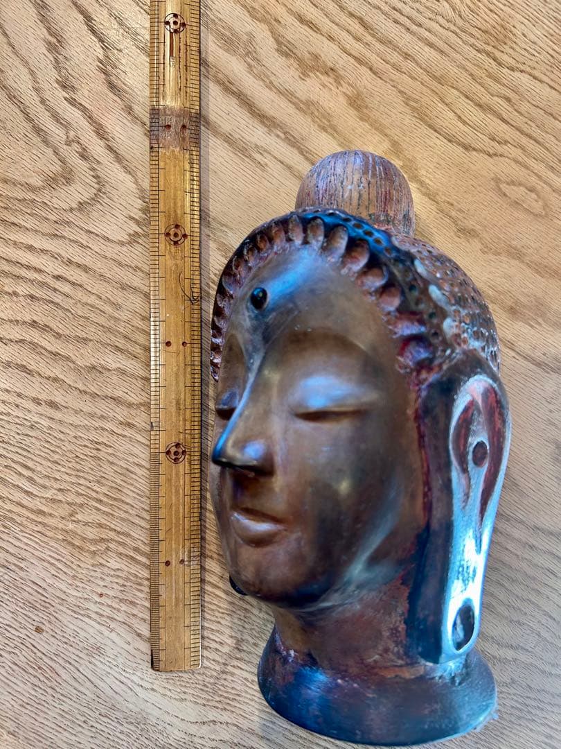 焼き物仏像 約30cm