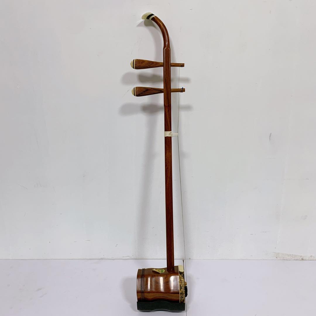 二胡 DUNHUANG 敦煌牌 上海民族楽器 ソフトケース 弓 本革 蛇皮