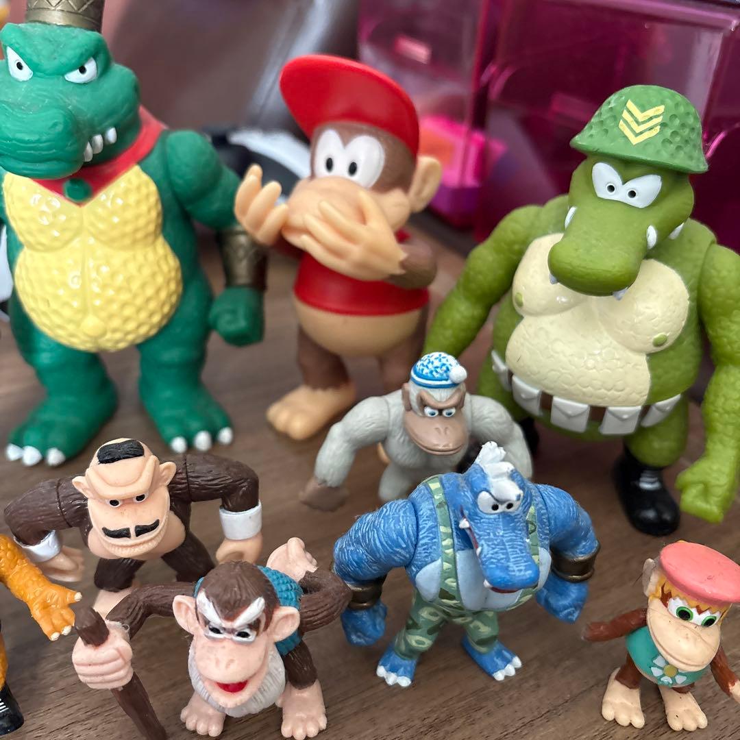 ぬ*ゃ様 ドンキーコング フィギュア まとめ売り　ソフビ　当時物