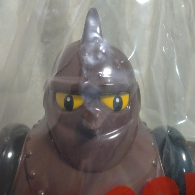 ★ソフビ◇デラックス鉄人28号★茶色成型色◇M1号◇新品未使用◇DX鉄人28号