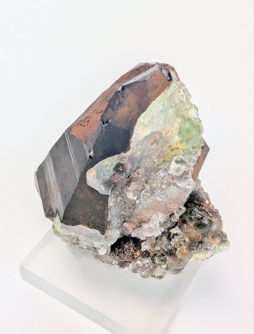 ナミビア産 ハイアライト イン クォーツ 水晶 オパール 原石