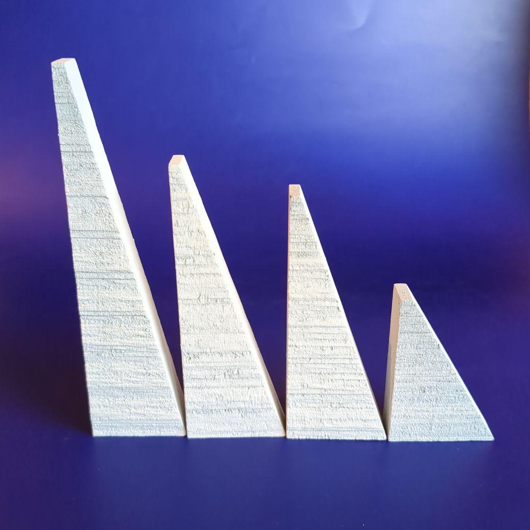 ギュンターライヒェル 雪をまとったとんがり木 4点セット