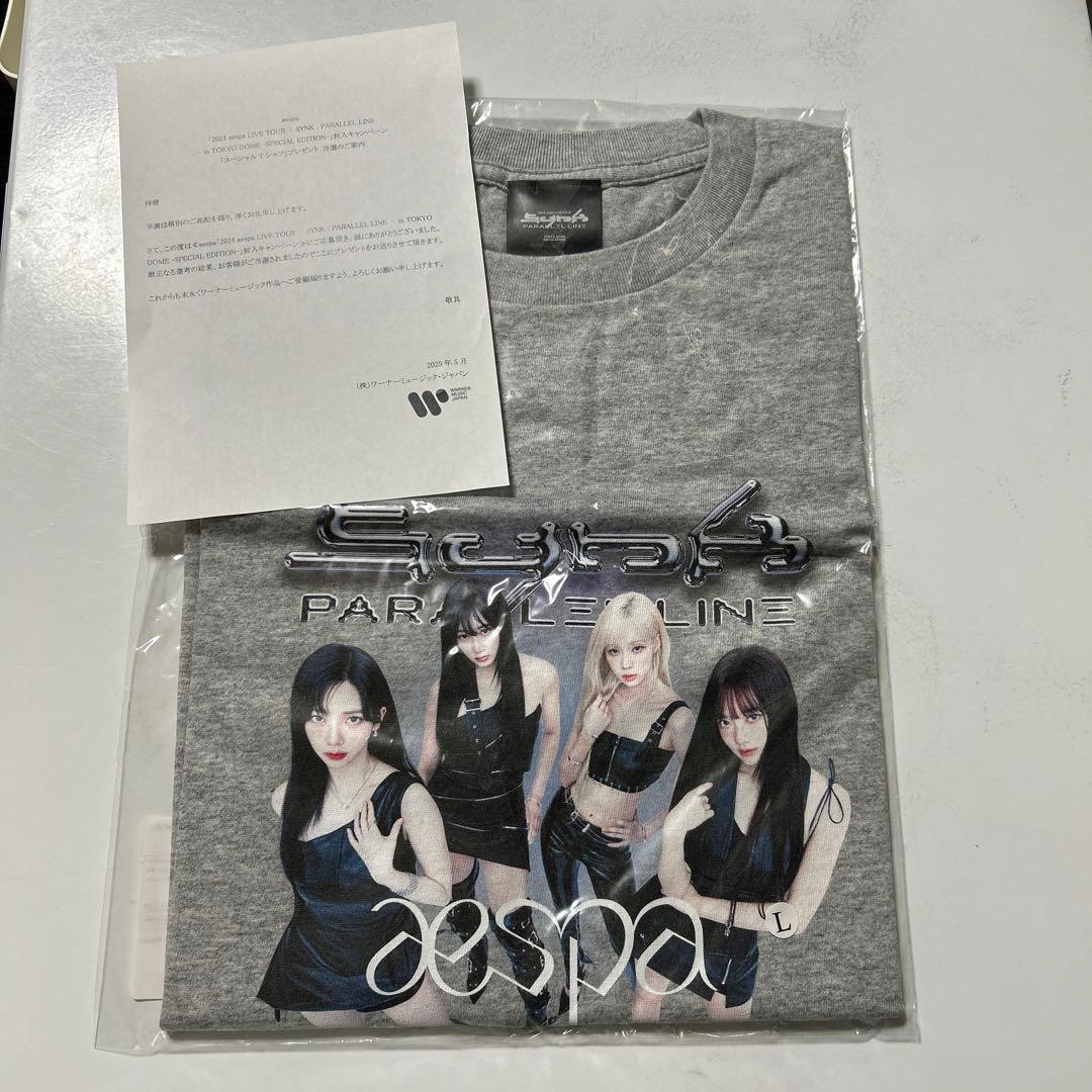 aespa 2024年LIVE TOUR TシャツLサイズ＋aespaセット