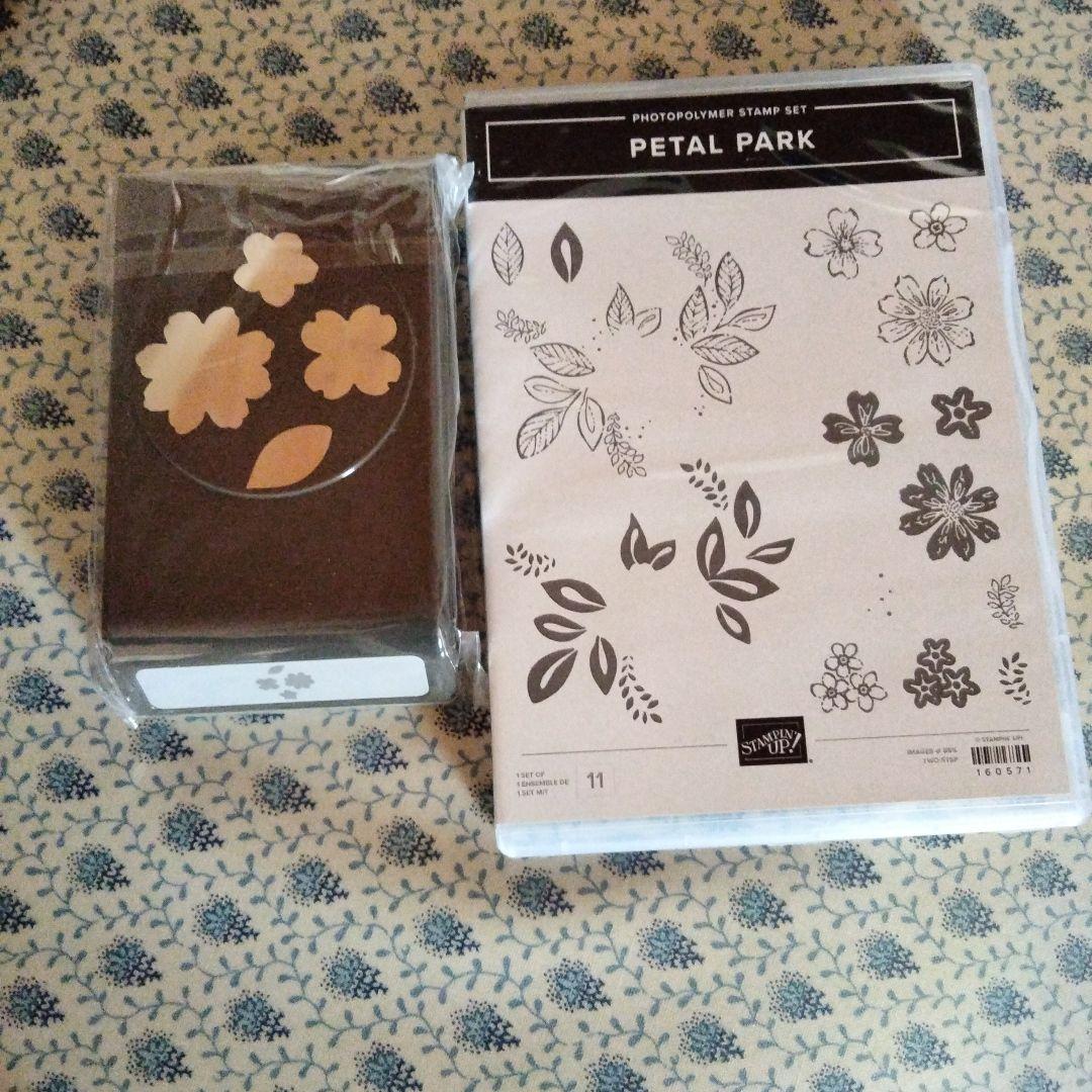 未使用　お花パンチ＆スタンプ　スタンピンアップ