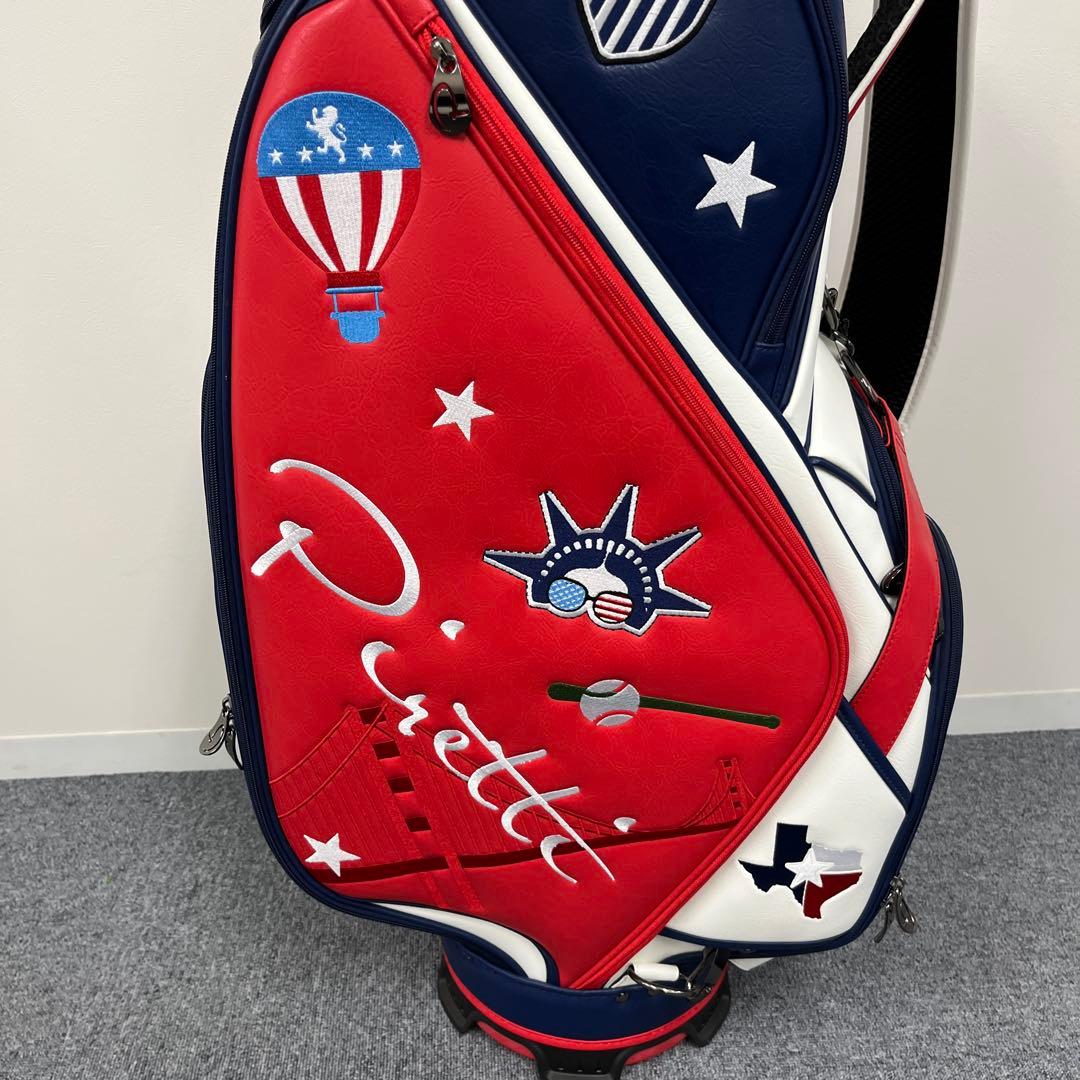 ピレッティ キャディバッグ Piretti トリコロールカラー