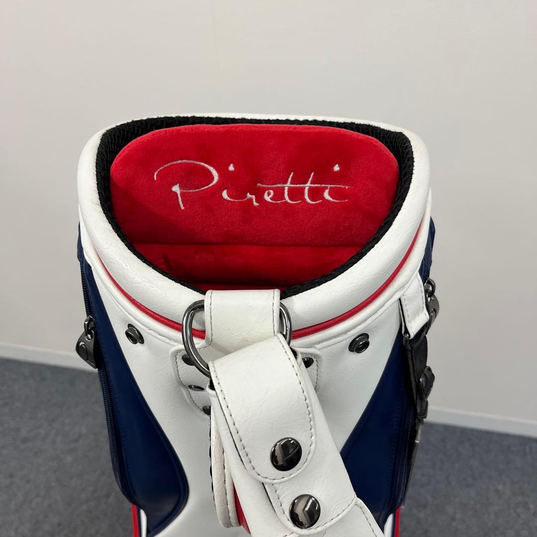 ピレッティ キャディバッグ Piretti トリコロールカラー