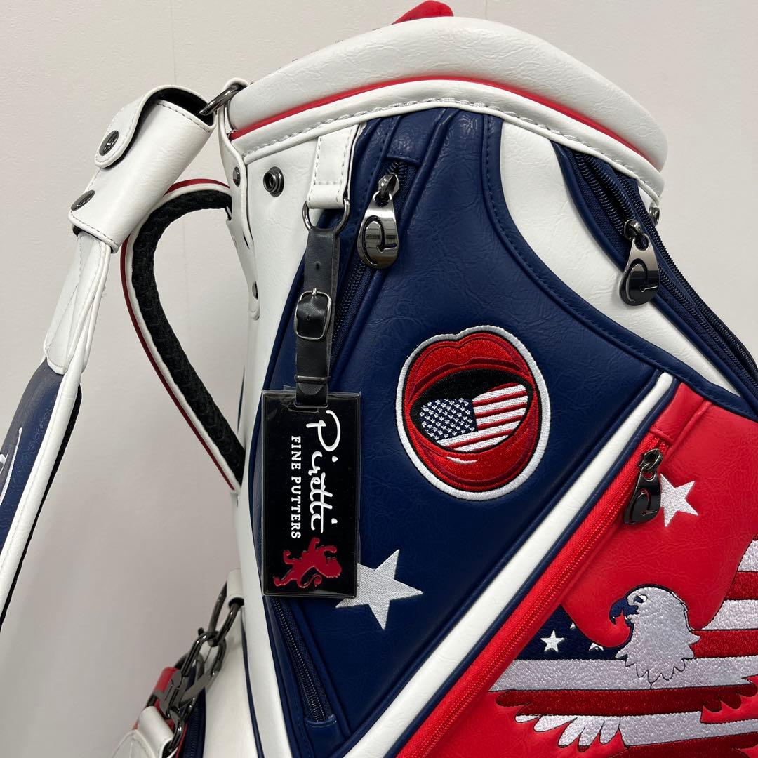 ピレッティ キャディバッグ Piretti トリコロールカラー