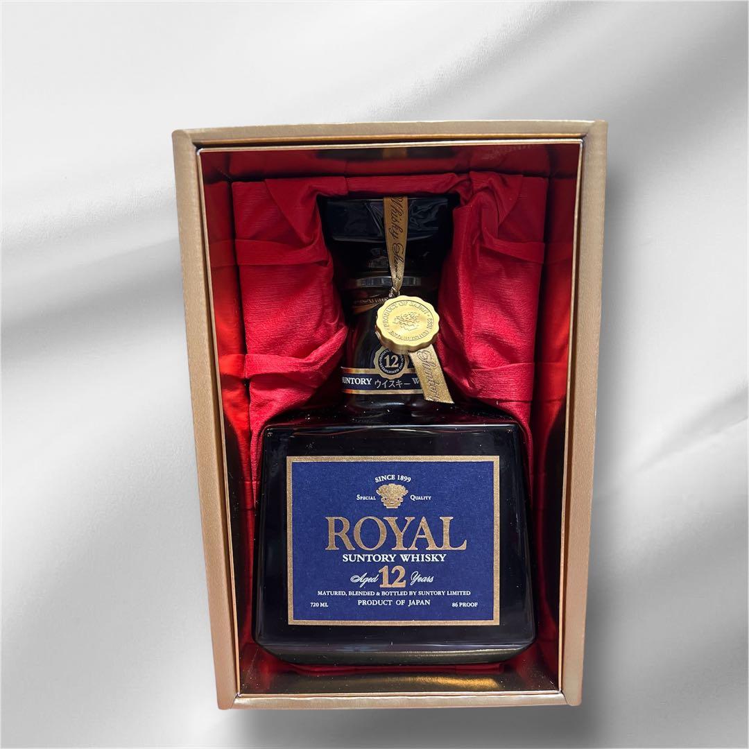未開栓・希少】サントリー ウイスキー ローヤル 12年 朝日生命 記念ボトル