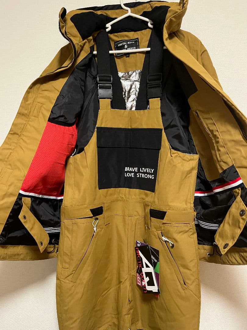 【当日発送】スキーウエア上下セット　ビブパンツ・ジャケットセット　M