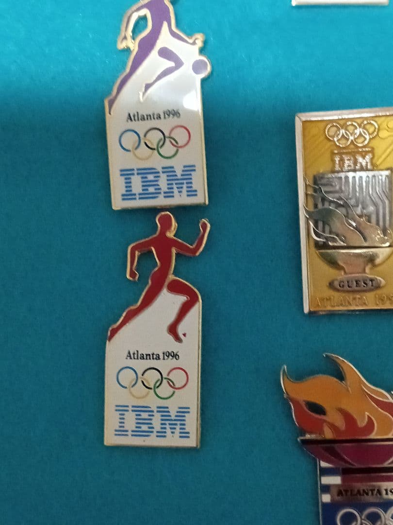 値下げしました　アトランタオリンピック1996年　IBM公式ピンバッジセット