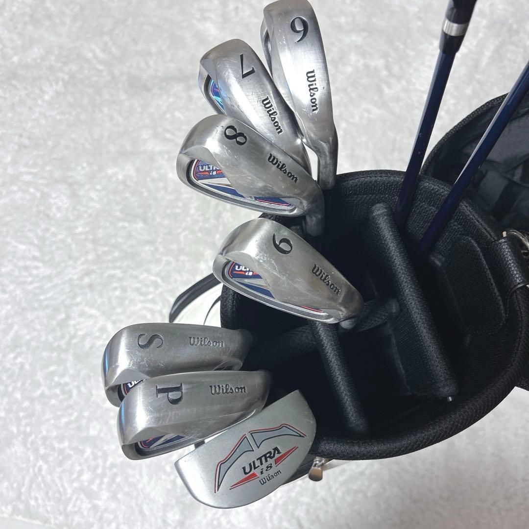 Wilson ultra i8 ゴルフクラブ セット キャディバッグ メンズ