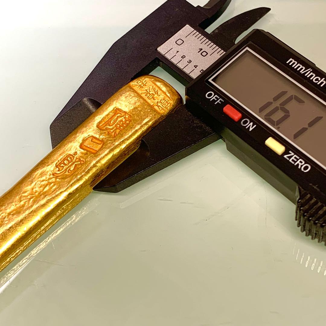 古銭　柳形金　開運福金　縁起物　金貨　インテリア　飾り　開運金元寶 美品