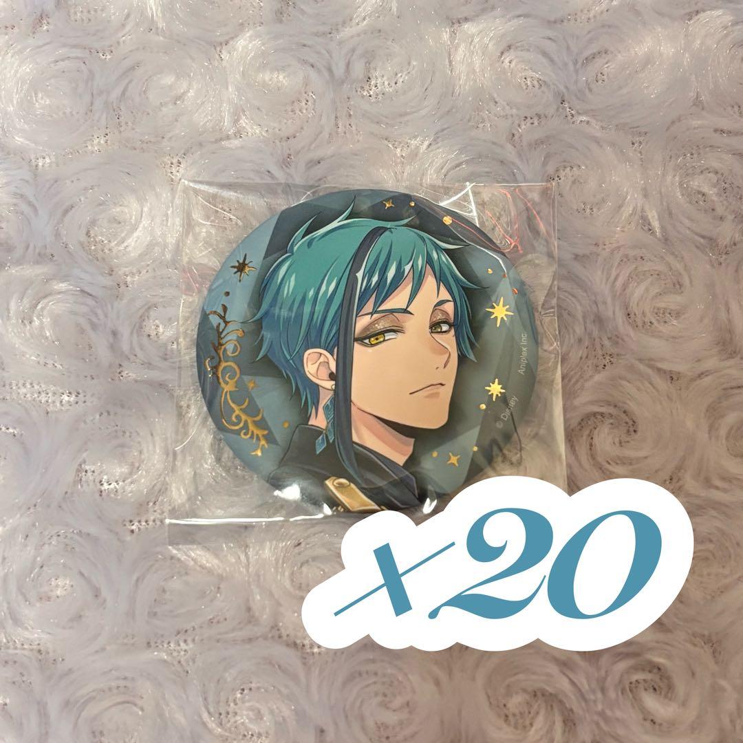 ツイステ フロイド ブレイジングジュエル 缶バッジ