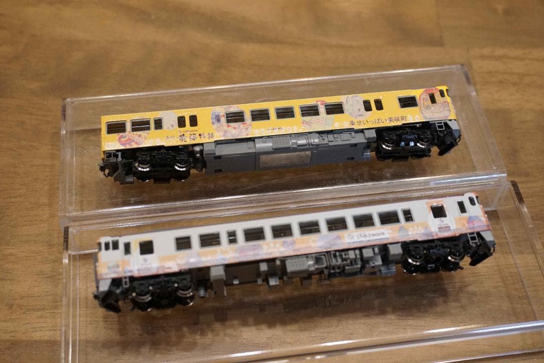 キハ40，47　美咲町エッグデザインコンテスト仕様2両 白色室内灯組込