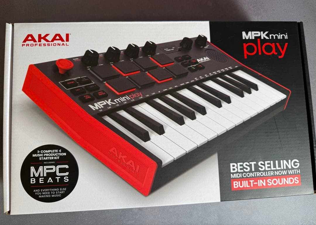 AKAI MPK mini play MK3 本体　スピーカー内蔵 25鍵
