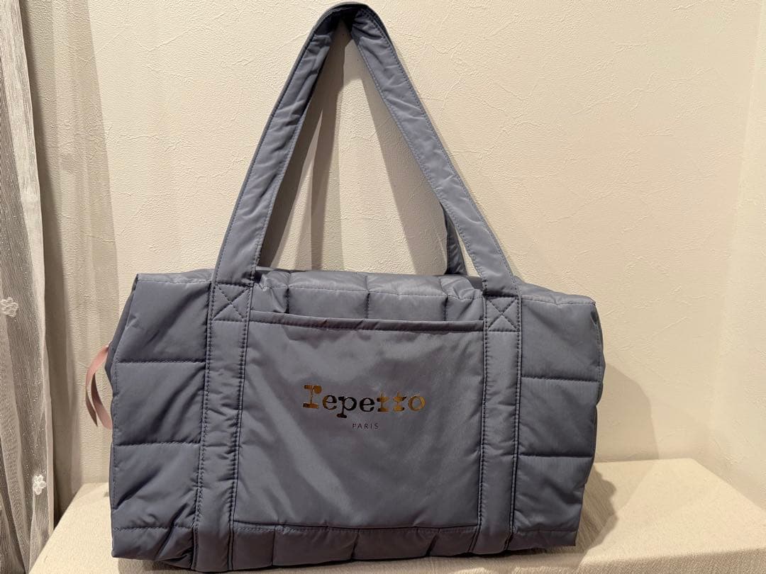 レペット　ナイロンダッフルバッグ（グレー・Lサイズ）