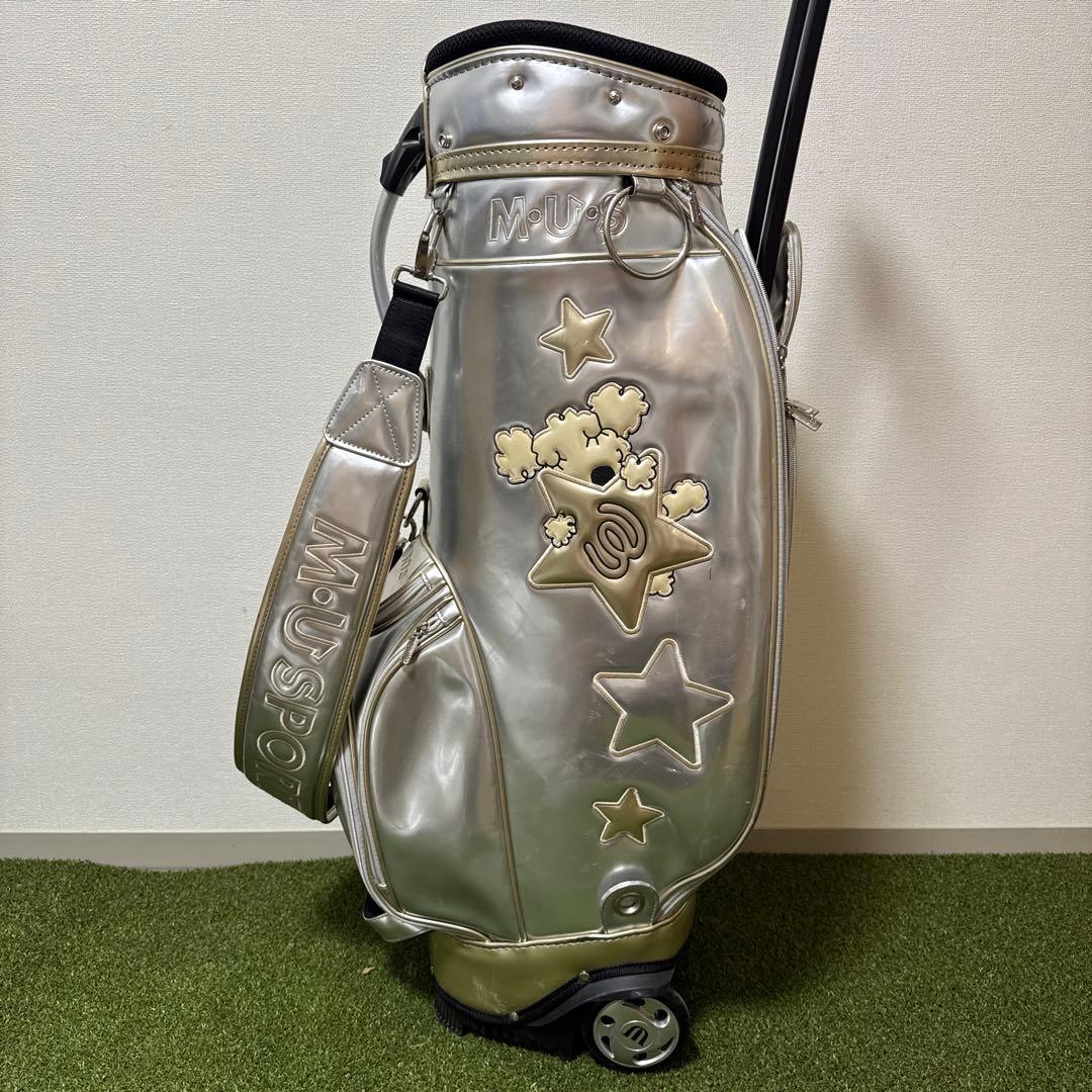 M•U SPORTS ミエコウエサコ キャディバッグ キャスター エナメル