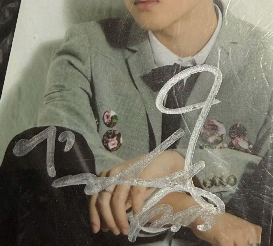 BTS JIMIN ジミン 直筆サイン入りトレカ型カレンダー