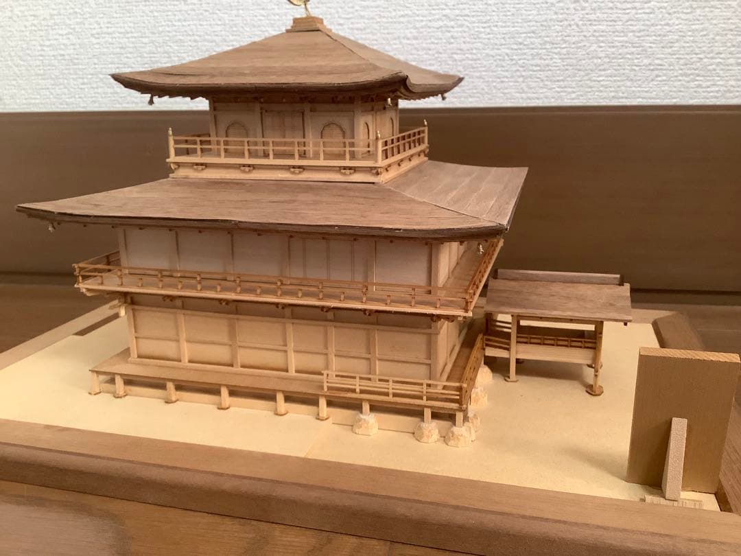 温*卵様 完成品　Woody JOE/ウッディジョー 1/75 鹿苑寺 金閣寺