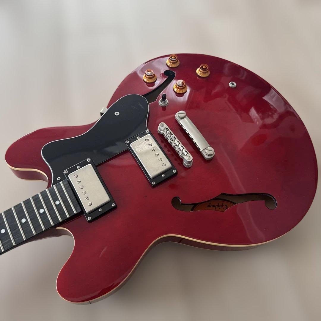エピフォン　dot ch セミアコ　Epiphone 335 ギター　NAZCA