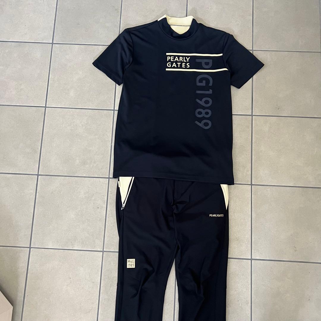 Pearly gates パーリーゲイツ　セットアップ　ダンボールニット　メンズ