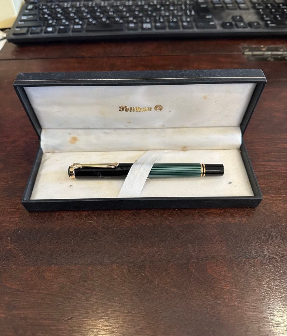 ペリカン 万年筆 14C 585 F ケース付き　PELIKAN