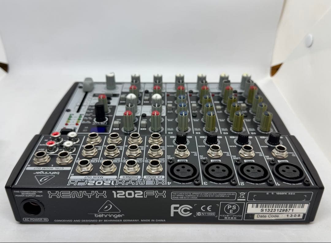 Behringer XENYX 1202FX アナログミキサー 12チャンネル
