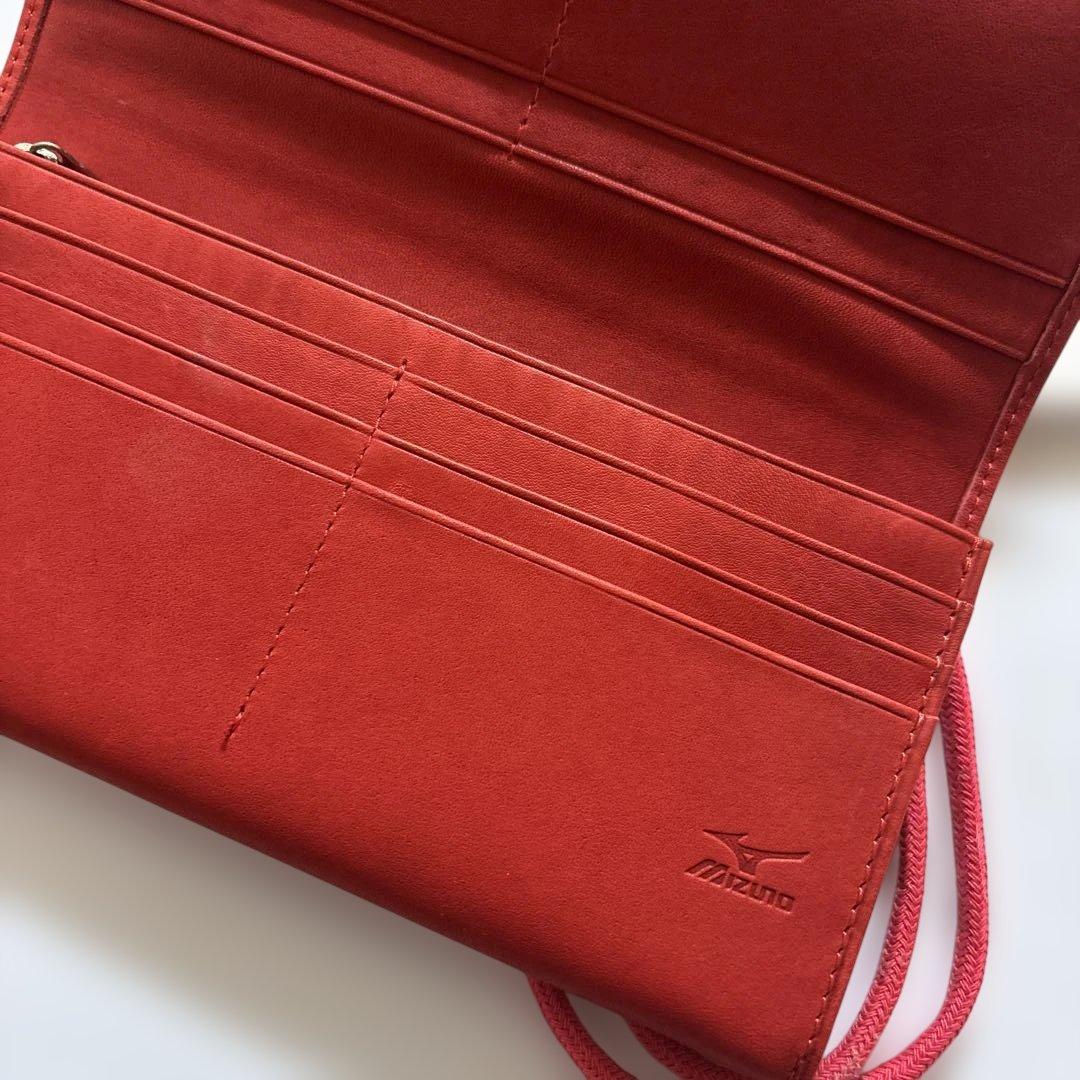 レア！Mizuno Carpロゴ 財布 レッド
