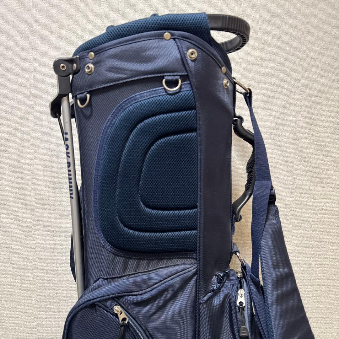 JACK BUNNY ジャックバニー スタンド式キャディバッグ ネイビー