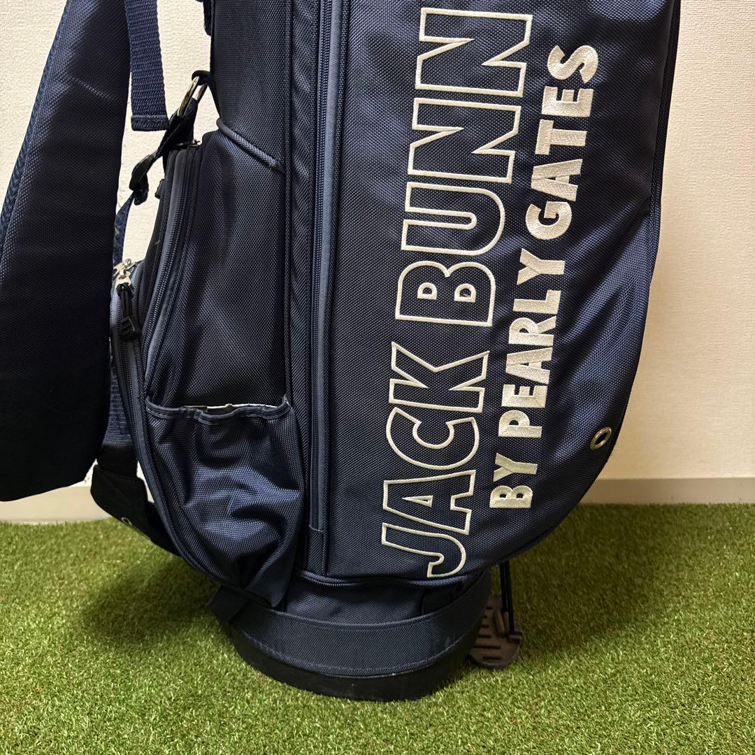 JACK BUNNY ジャックバニー スタンド式キャディバッグ ネイビー