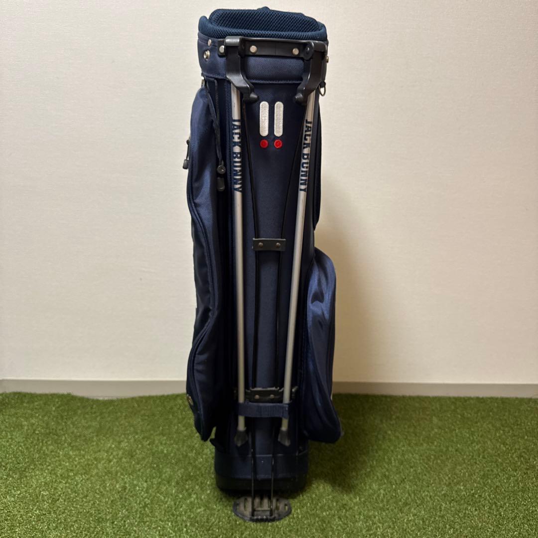 JACK BUNNY ジャックバニー スタンド式キャディバッグ ネイビー