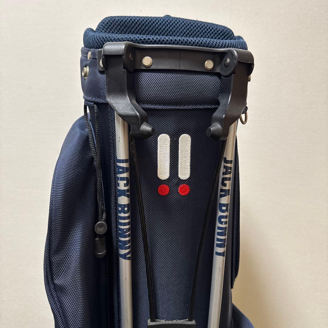 JACK BUNNY ジャックバニー スタンド式キャディバッグ ネイビー