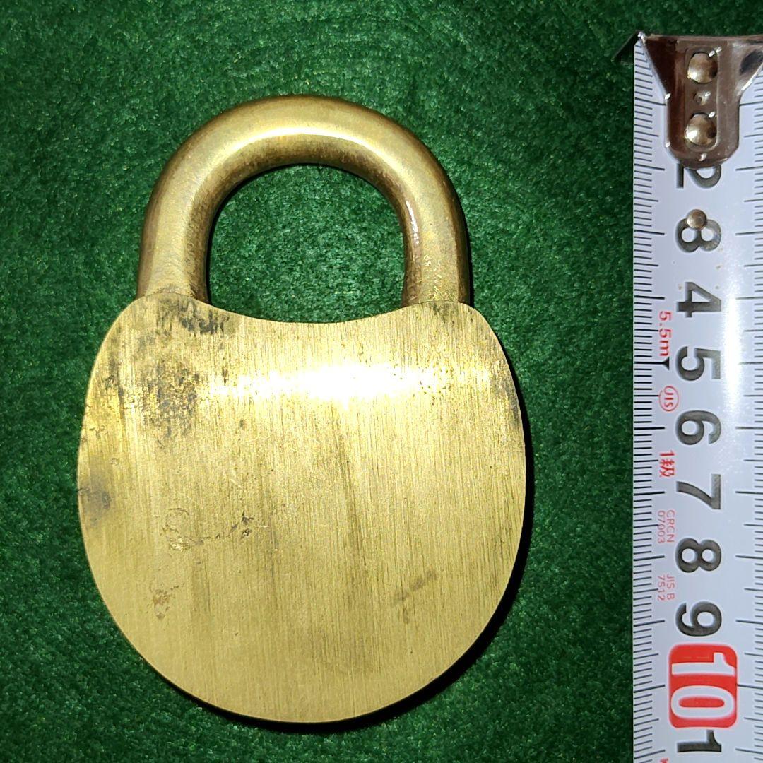 【送料無料】【アンティーク】MOLA 真鍮製 ロック レトロ 南京錠
