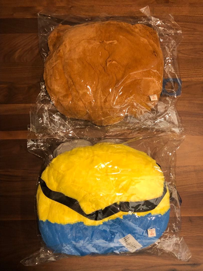 新品・タグ付き！　ミニオン & ティム　被り物 & リュック　4点セット